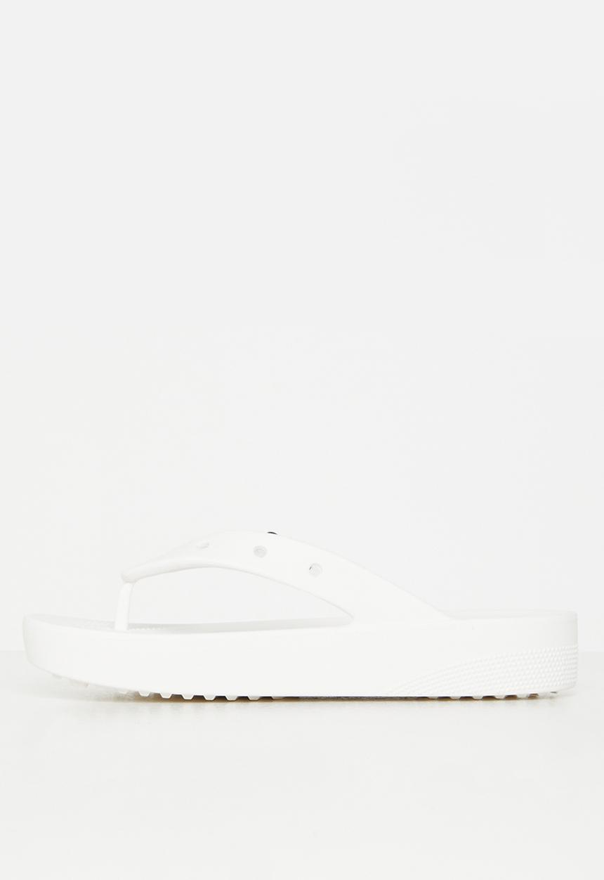 Crocs - Classic platform flip w - white
