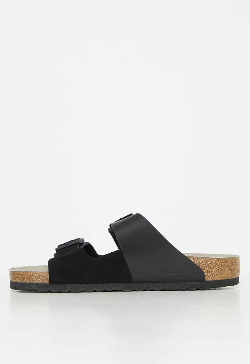 Birkenstock - Arizona split suede/leather - black