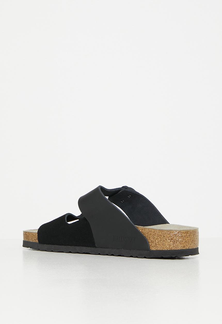 Birkenstock - Arizona split suede/leather - black
