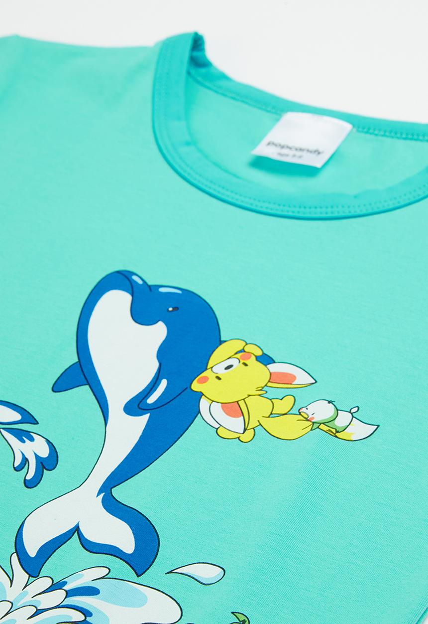 Pop Candy - Dolphin pj set - blue/grey