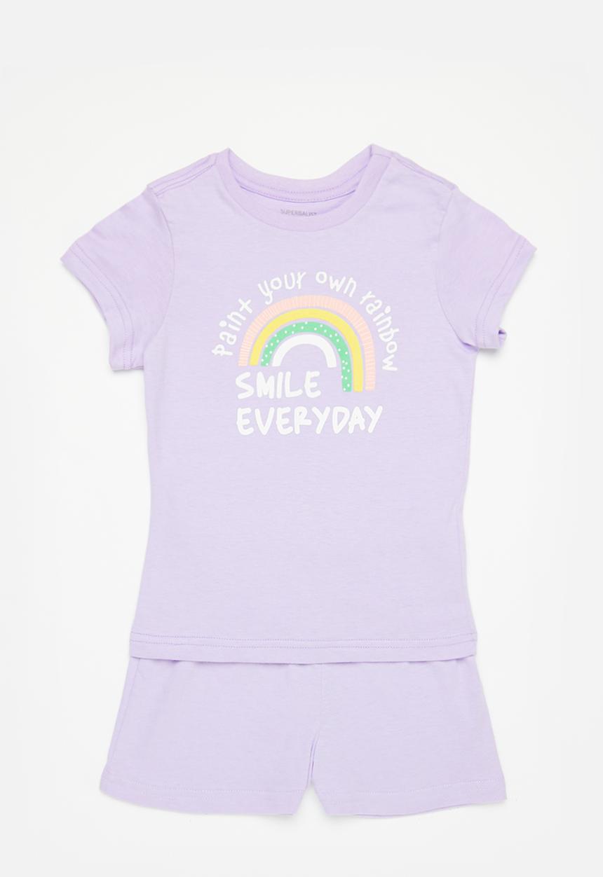 Superbalist - Printed pj set - lilac