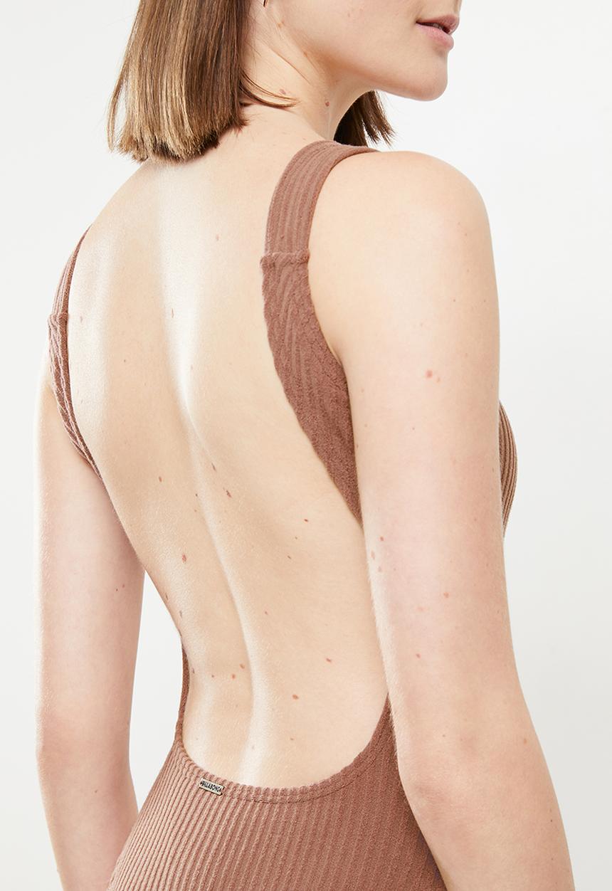 Billabong  - Terry rib square tanker - cocoa
