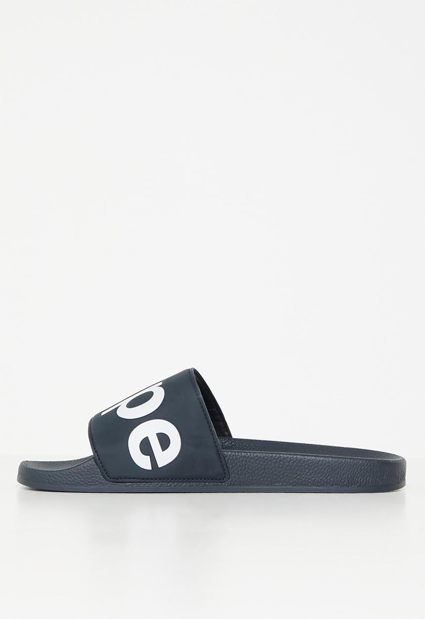 SUPERGA - 1908 Slides polysoft - navy & white