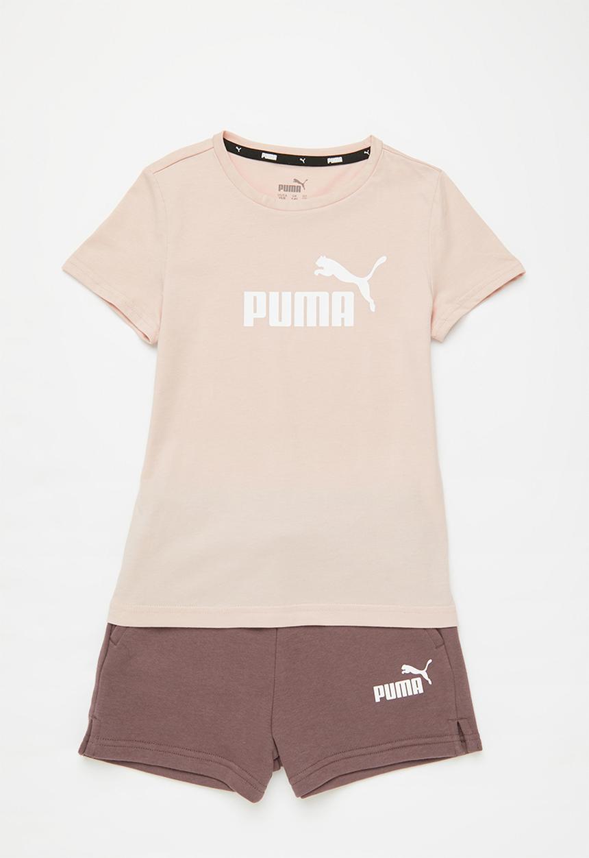PUMA - Logo tee & shorts set g - rose quartz