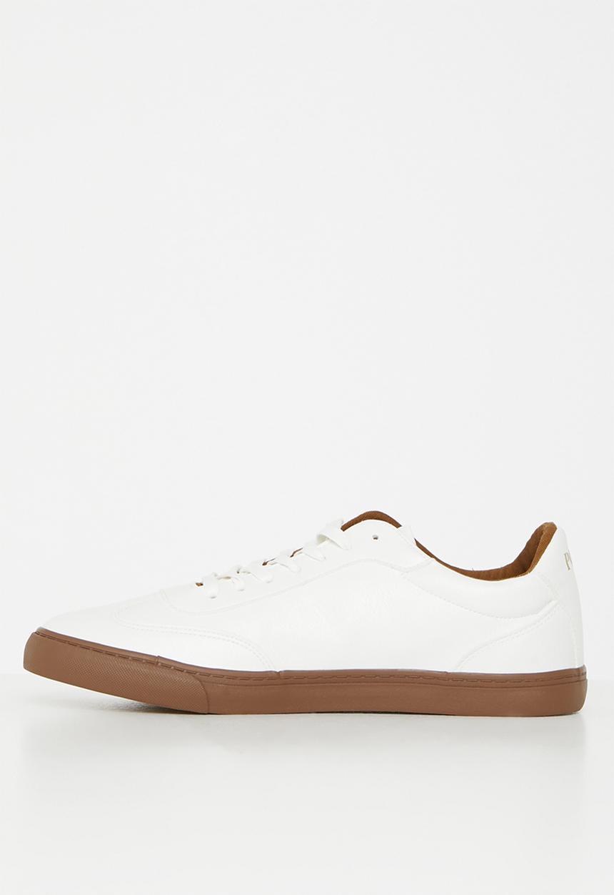 POLO - Basic gumsole sneaker - white