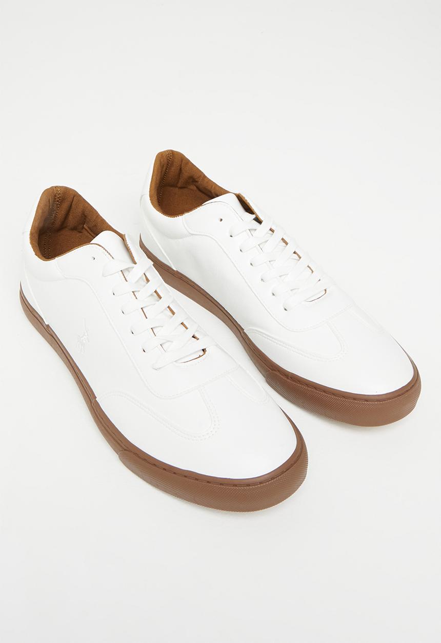 POLO - Basic gumsole sneaker - white