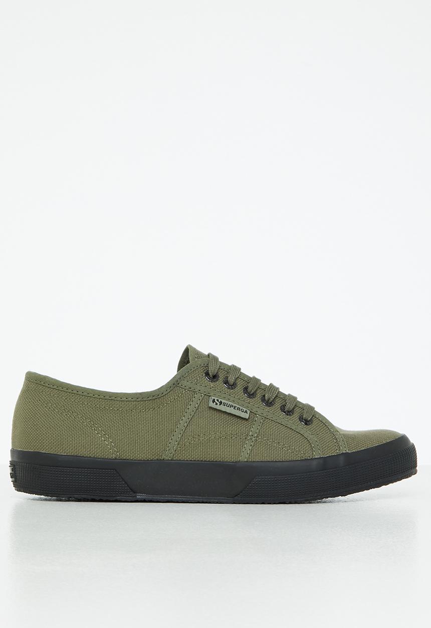 SUPERGA - 2750 Cotu classic - sherwood green & black trim