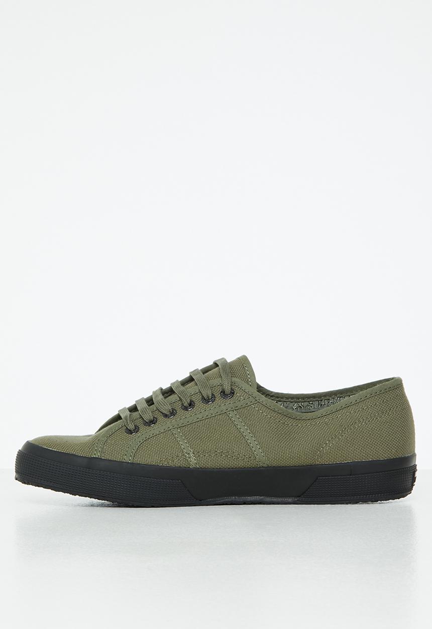 SUPERGA - 2750 Cotu classic - sherwood green & black trim