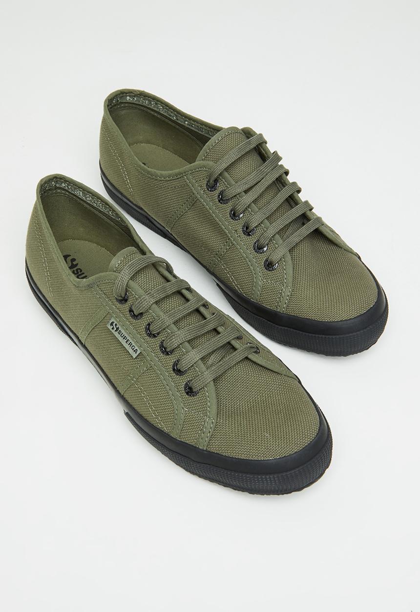 SUPERGA - 2750 Cotu classic - sherwood green & black trim