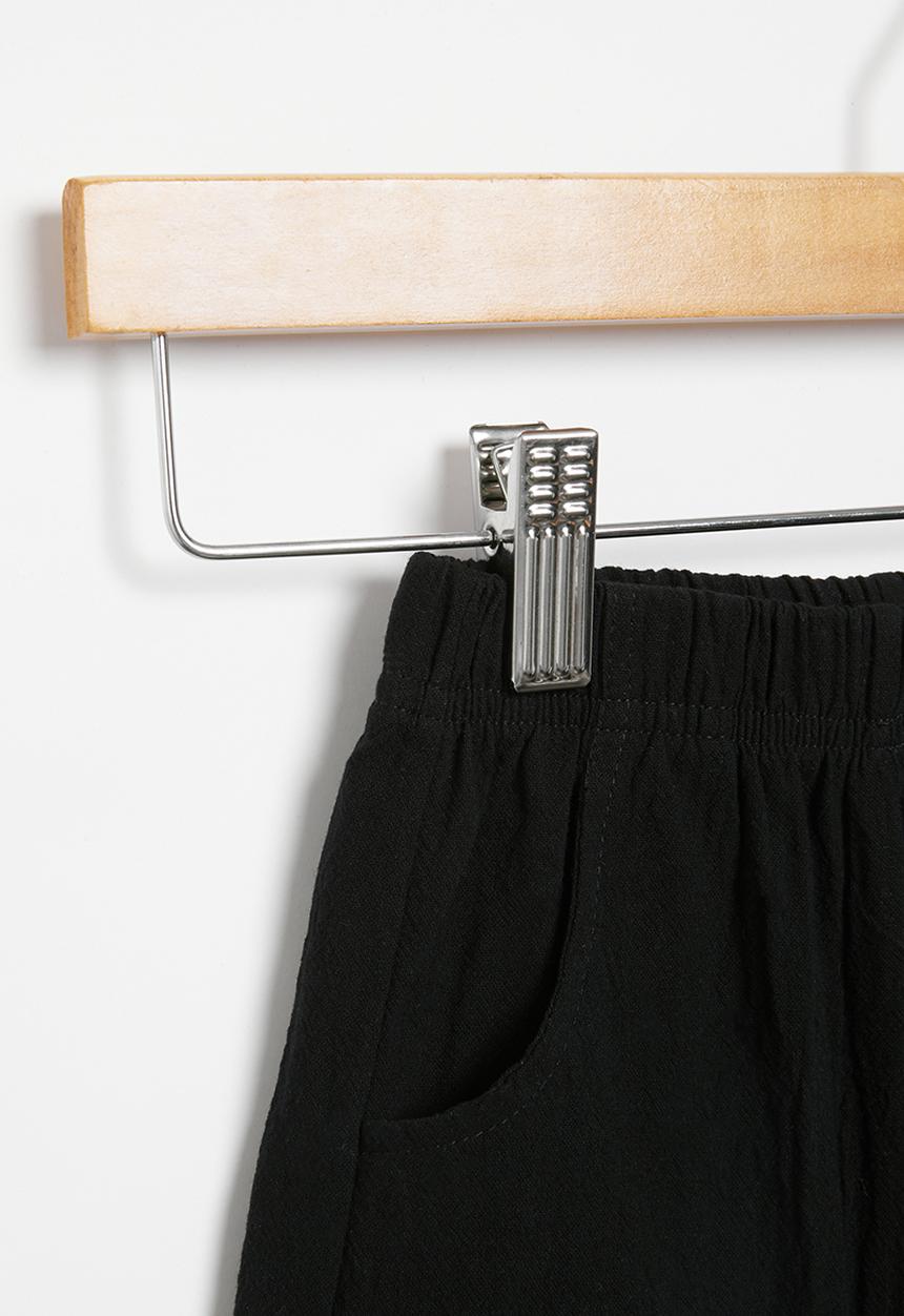 Pop Candy - Elastic waist shorts - black