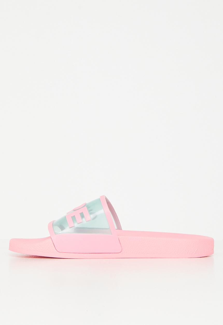 SUPERGA - 1908 Slides clear id - a3l pink green water