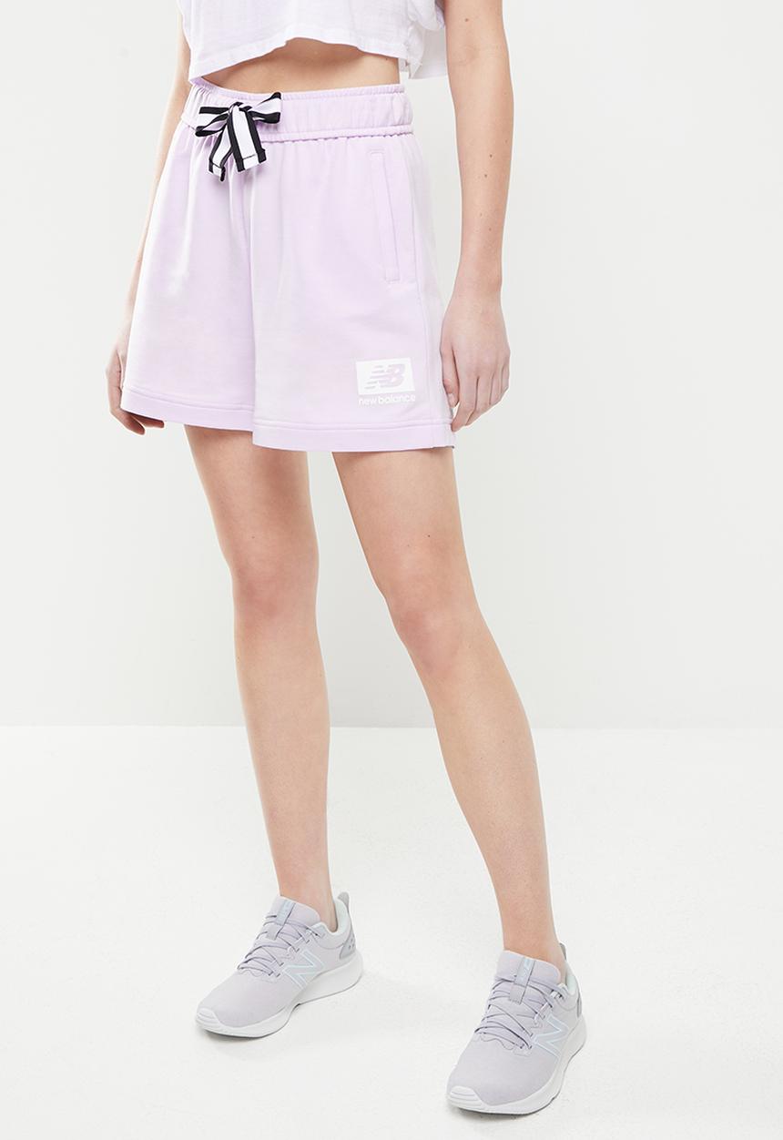 New Balance  - Nb essentials id fleece short - pink