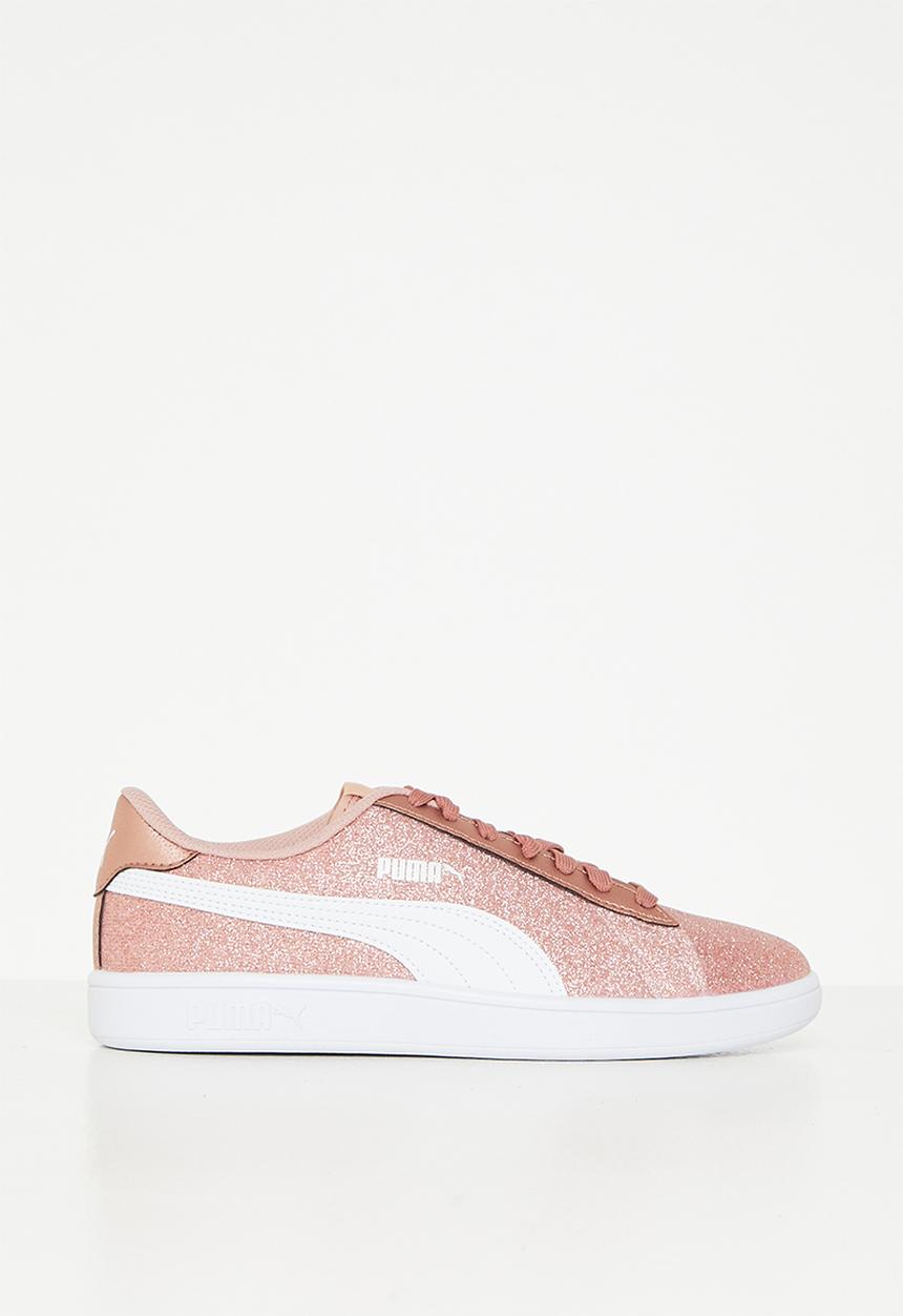 PUMA - Puma smash v2 glitz glam jr - rose gold-puma white