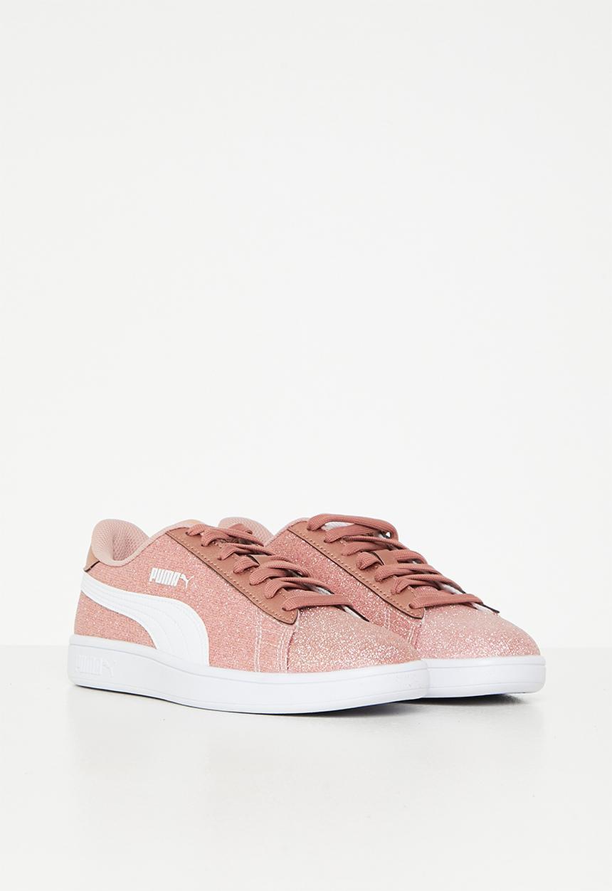 PUMA - Puma smash v2 glitz glam jr - rose gold-puma white
