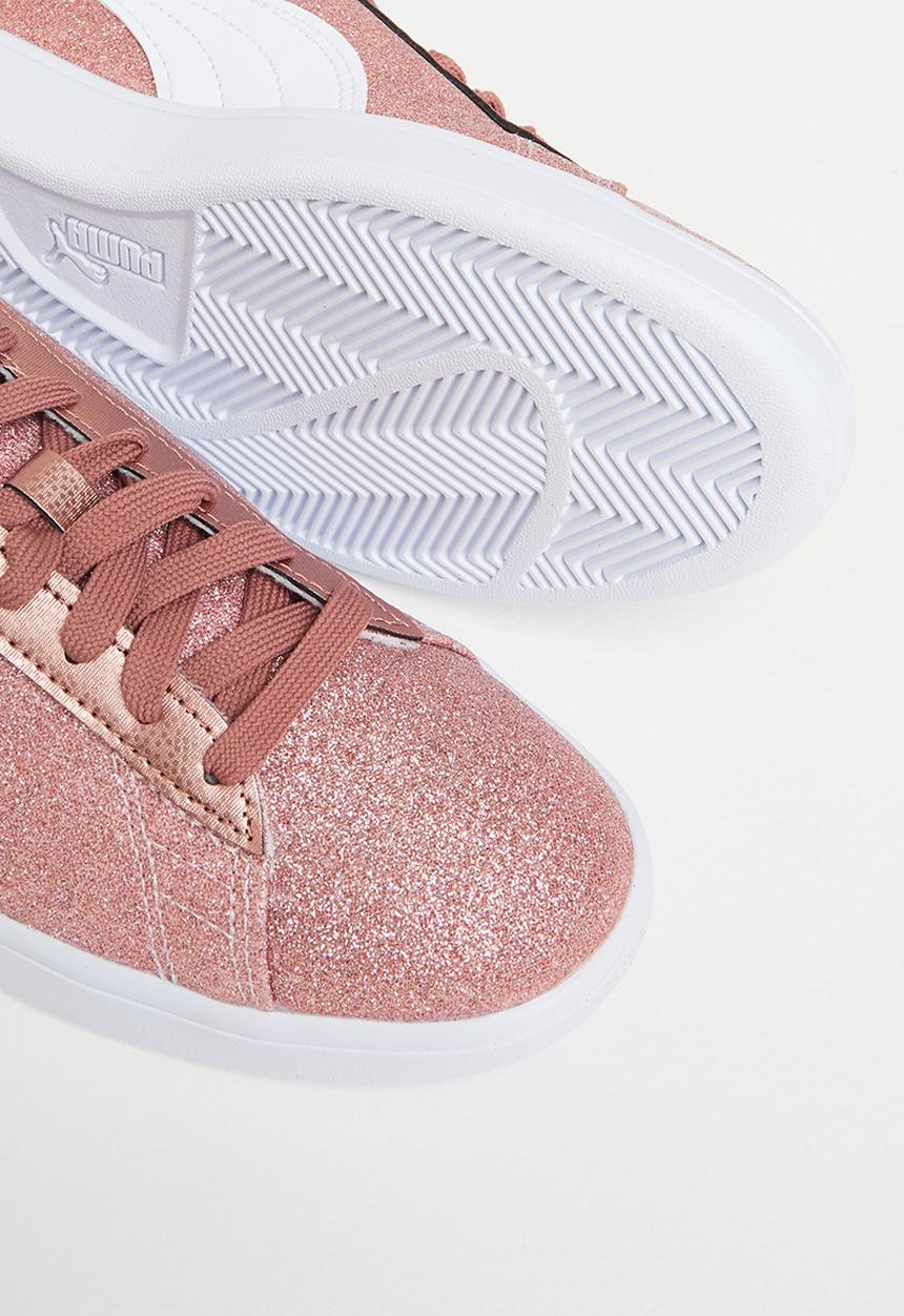 PUMA - Puma smash v2 glitz glam jr - rose gold-puma white