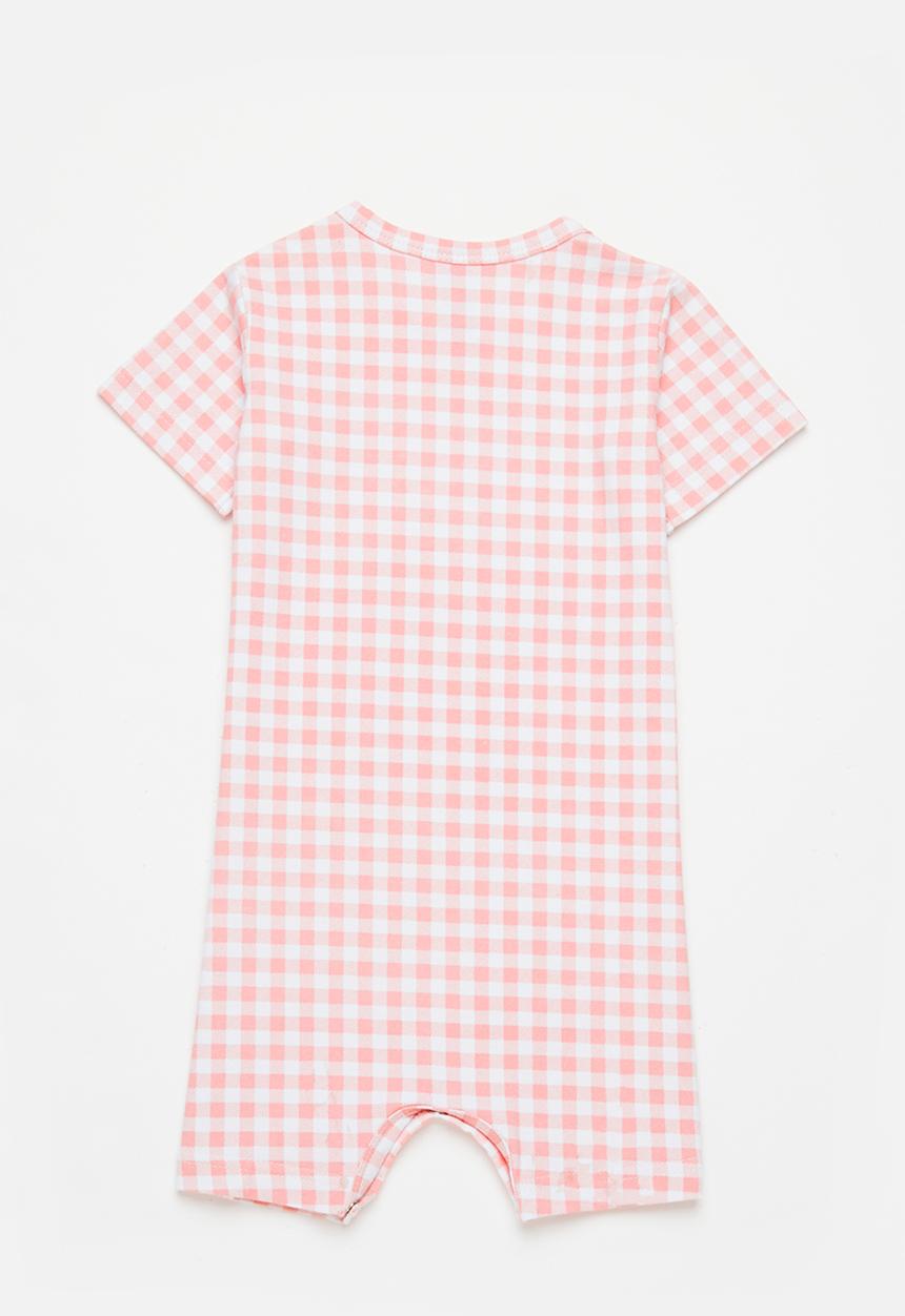 Superbalist - Printed romper - white & pink