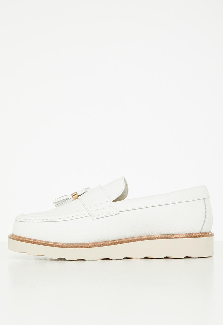 Jonathan D - J Scout genuine leather loafer - white