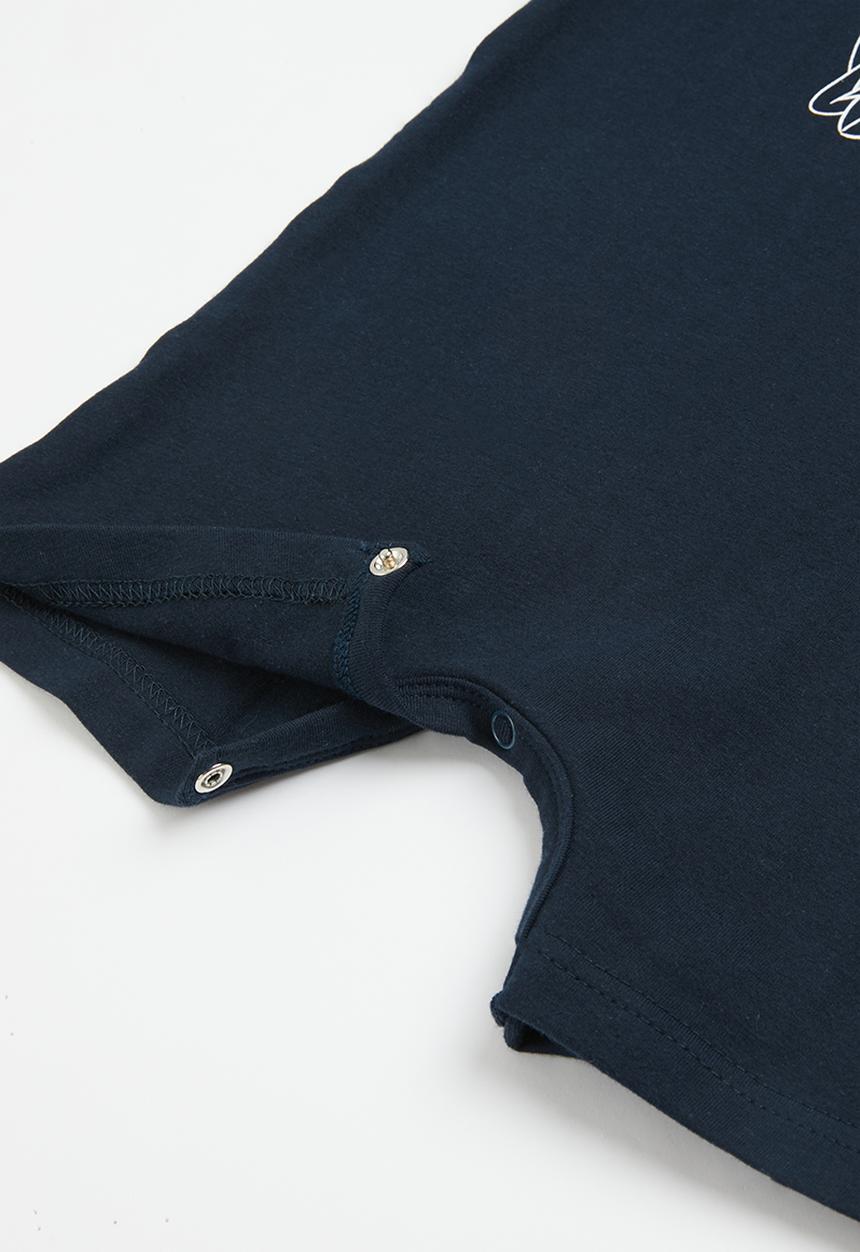 Superbalist - Boys printed romper - navy