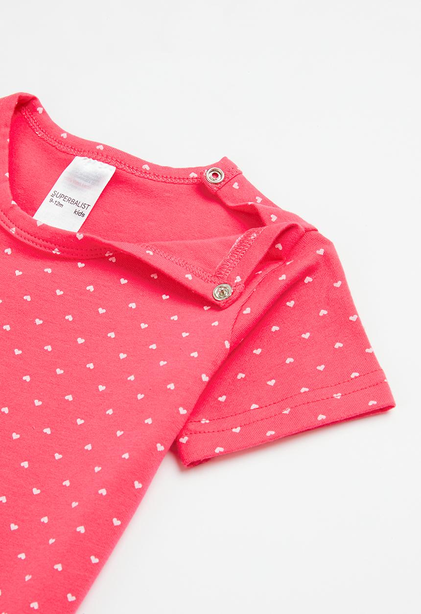 Superbalist - Printed romper - pink