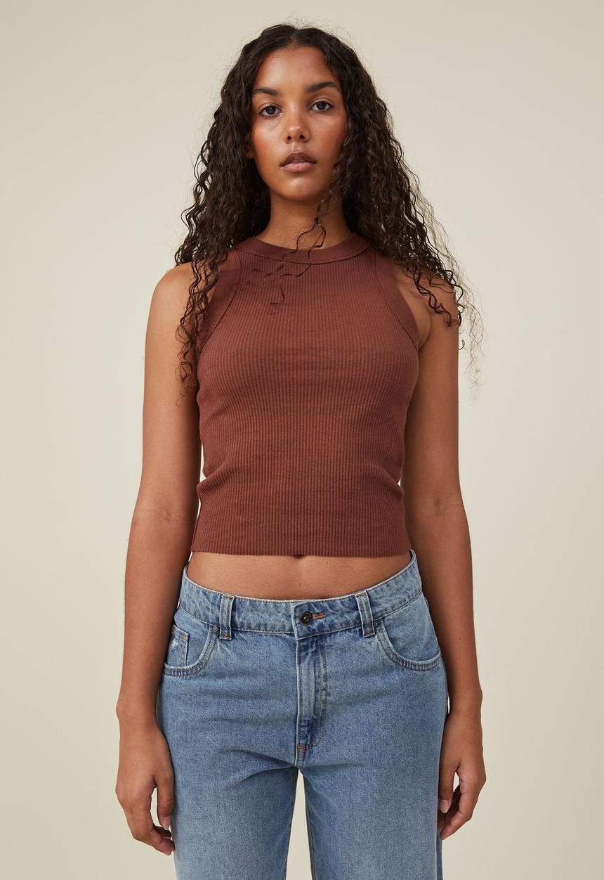Cotton On - The 91 tank - soft brown