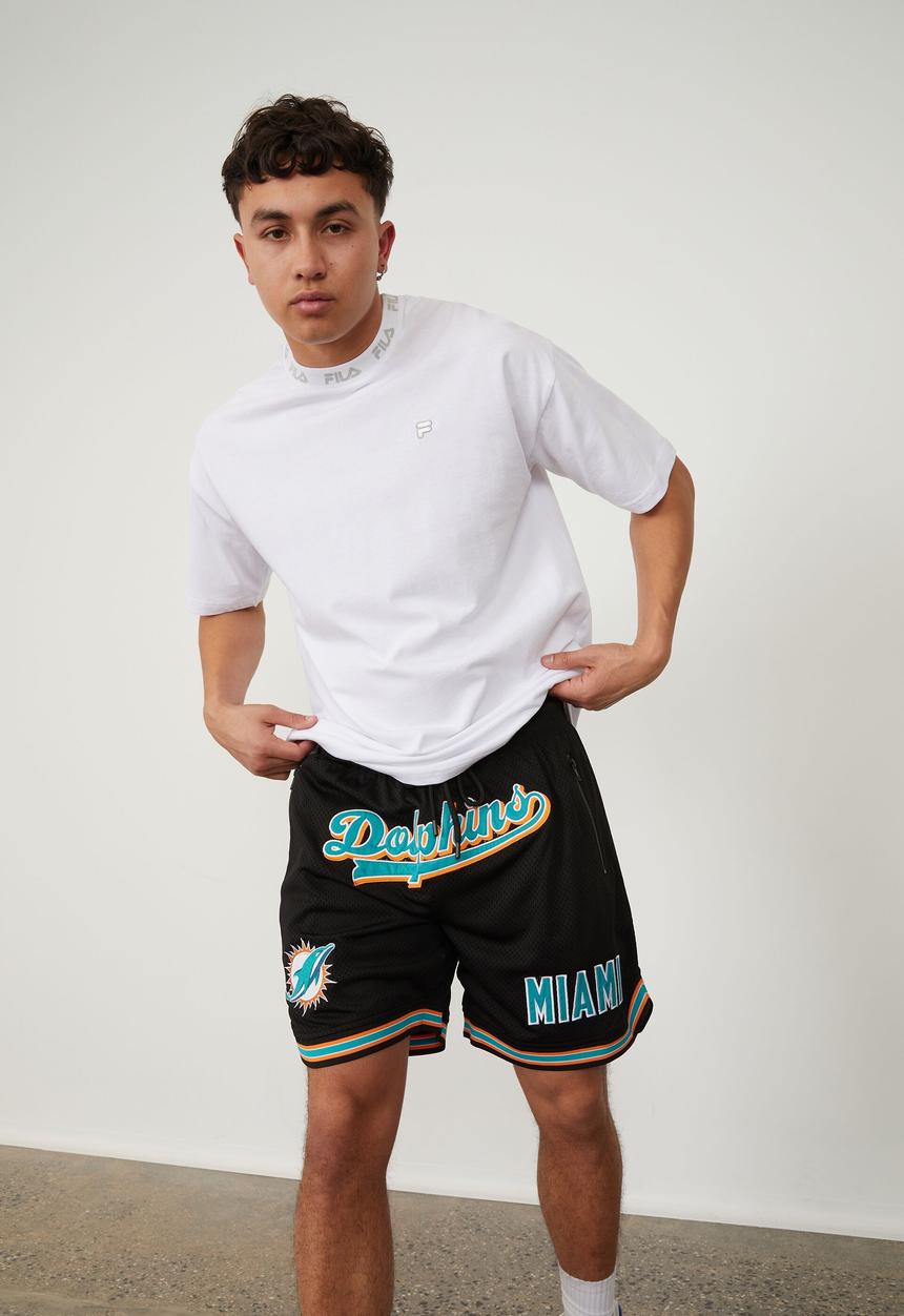 Factorie - Nfl basketball short - lcn nfl miami dolphins/black