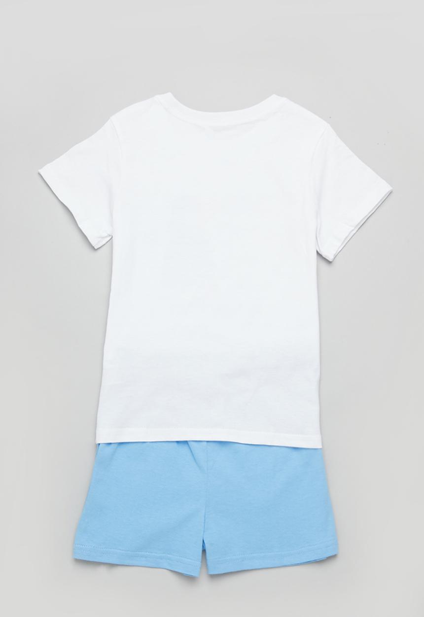 Superbalist - Printed pj set - white & blue