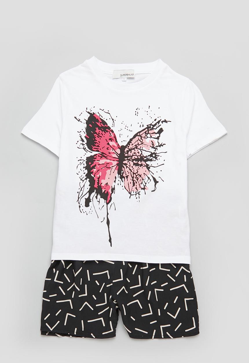 Superbalist - T-shirt and short pj set - multi 