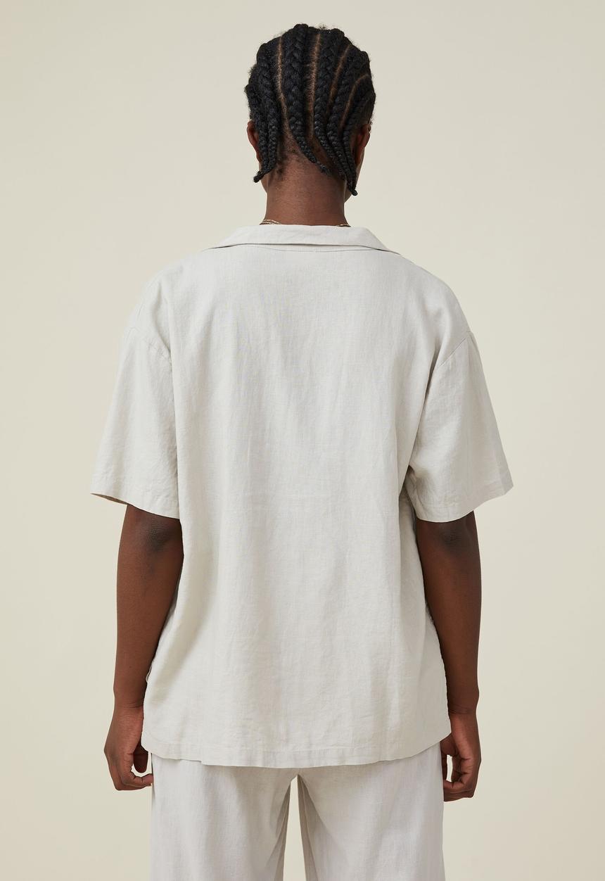 Cotton On - Haven short sleeve shirt - stone