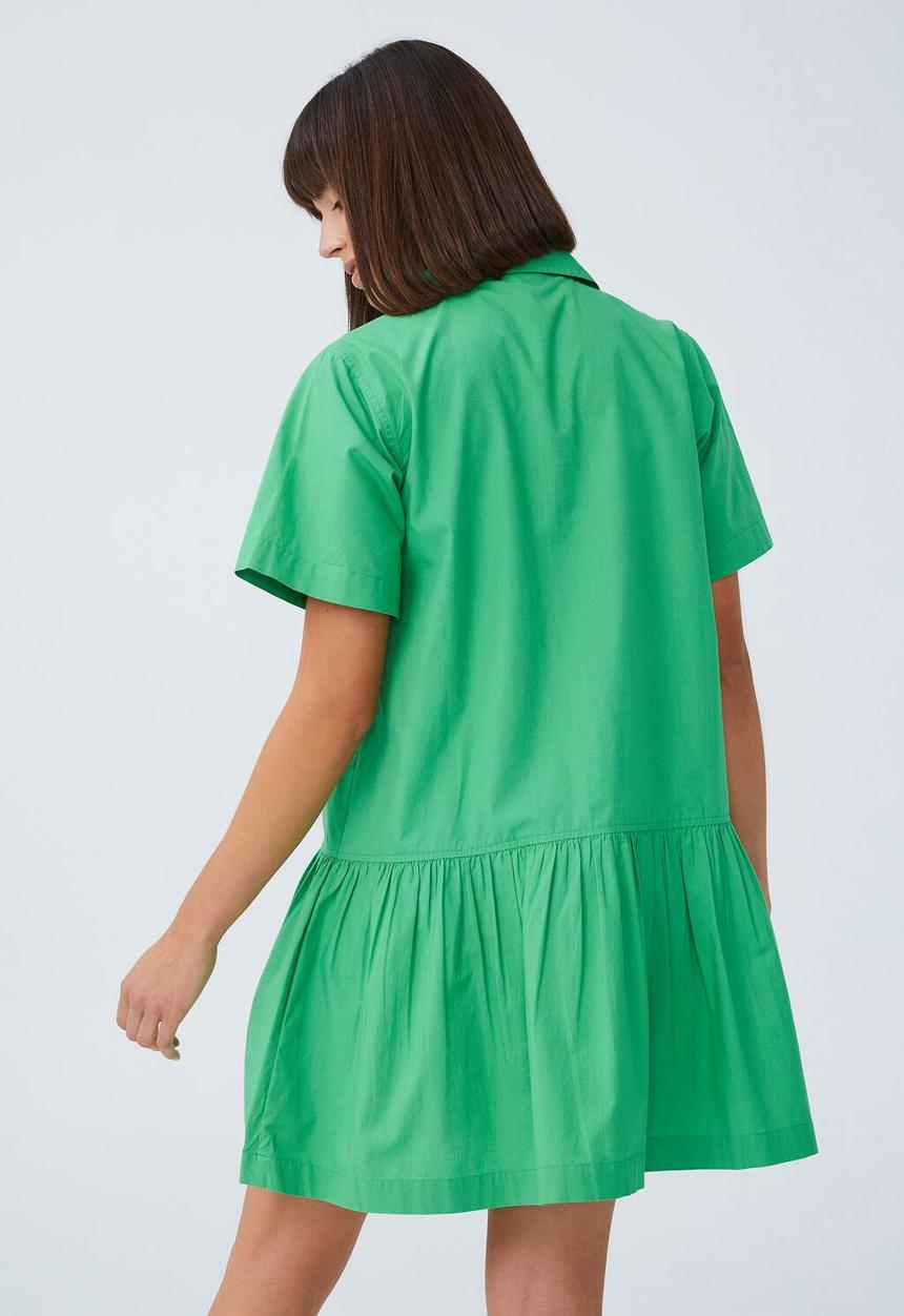 Cotton On - Scout mini shirt dress - garden green