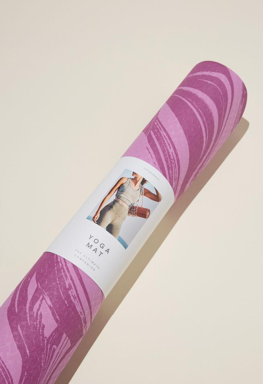 Cotton On - Printed yoga mat - hiking marble