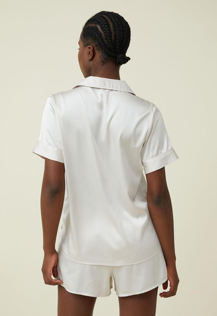 Cotton On - Body satin sleep set - oyster