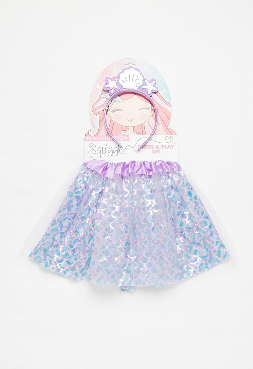 Character Group - Mermaid dress & play set - purple