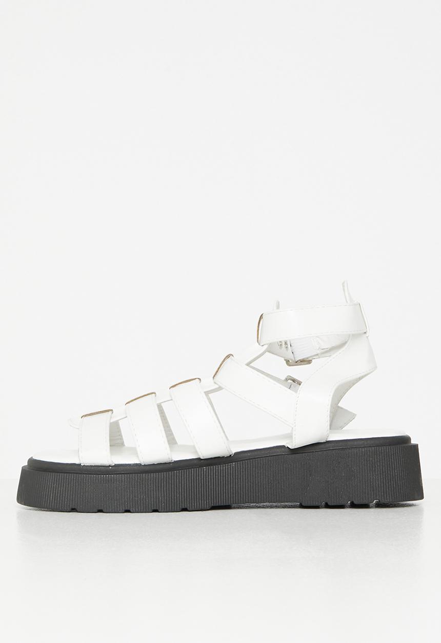 Rock & Co - Levels 1 chunky flatform sandal - white