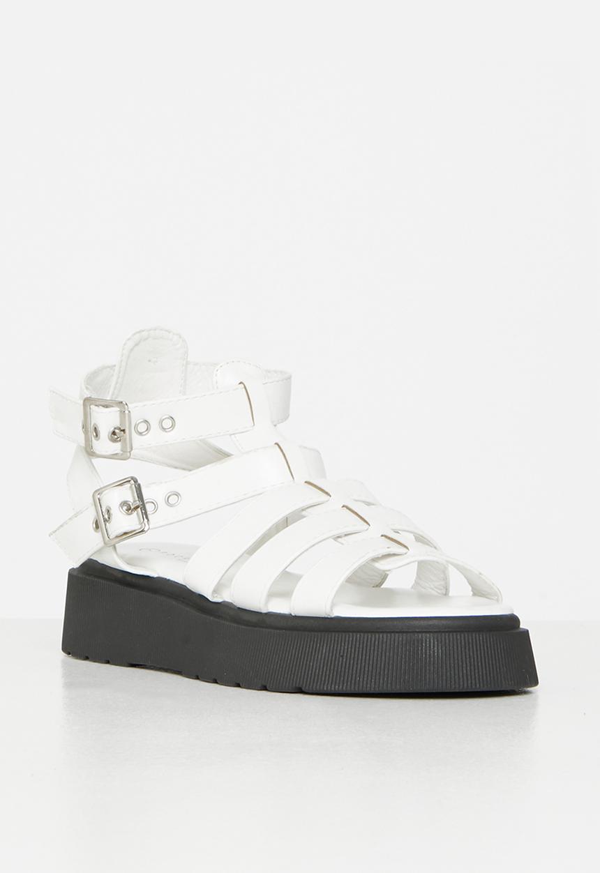 Rock & Co - Levels 1 chunky flatform sandal - white