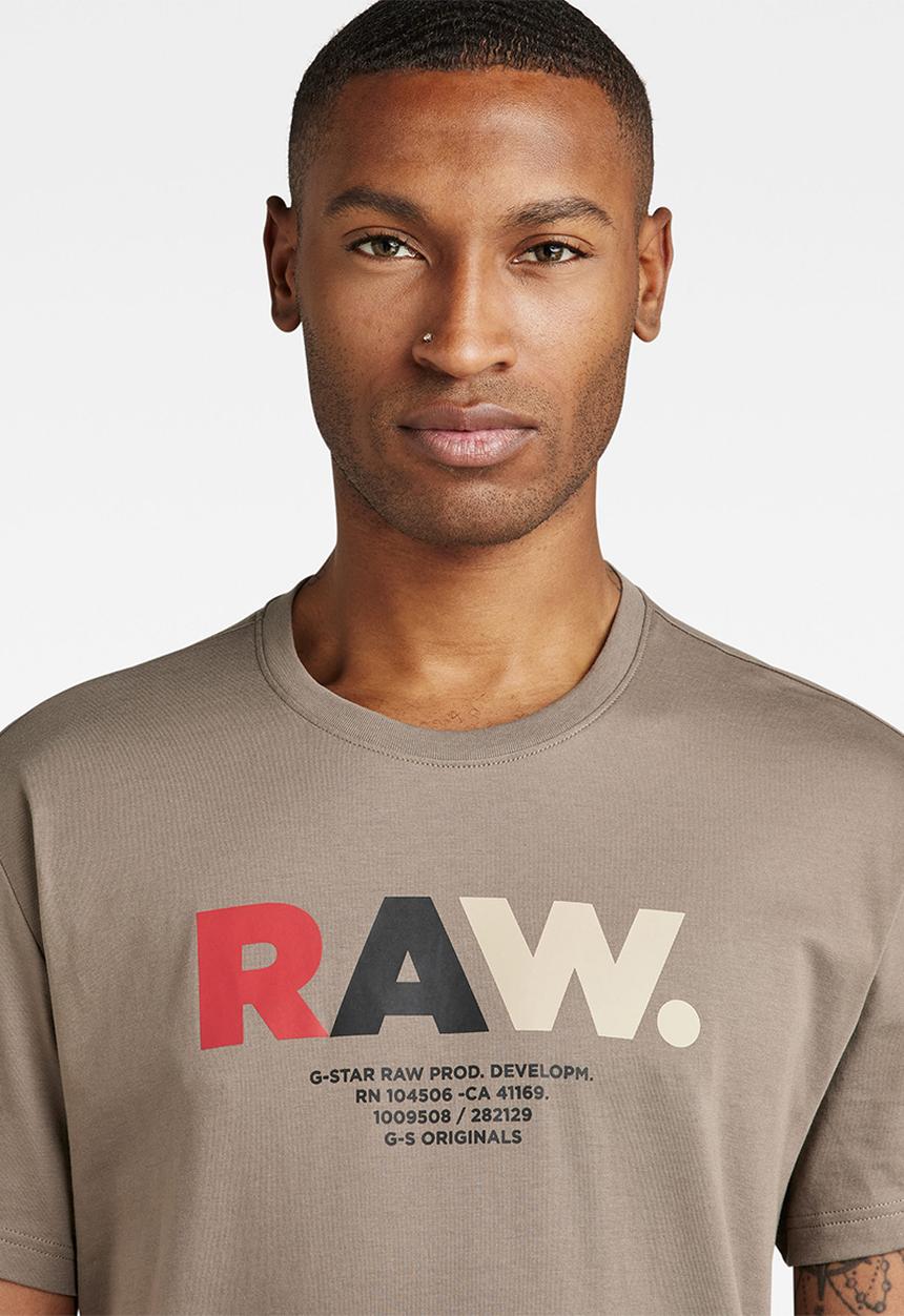 G-STAR - Multi colored raw. T-shirt - turf
