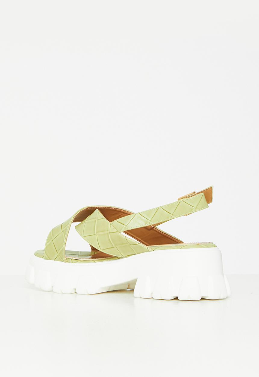 Rock & Co - Temple 1 chunky lug sole sandal - mint
