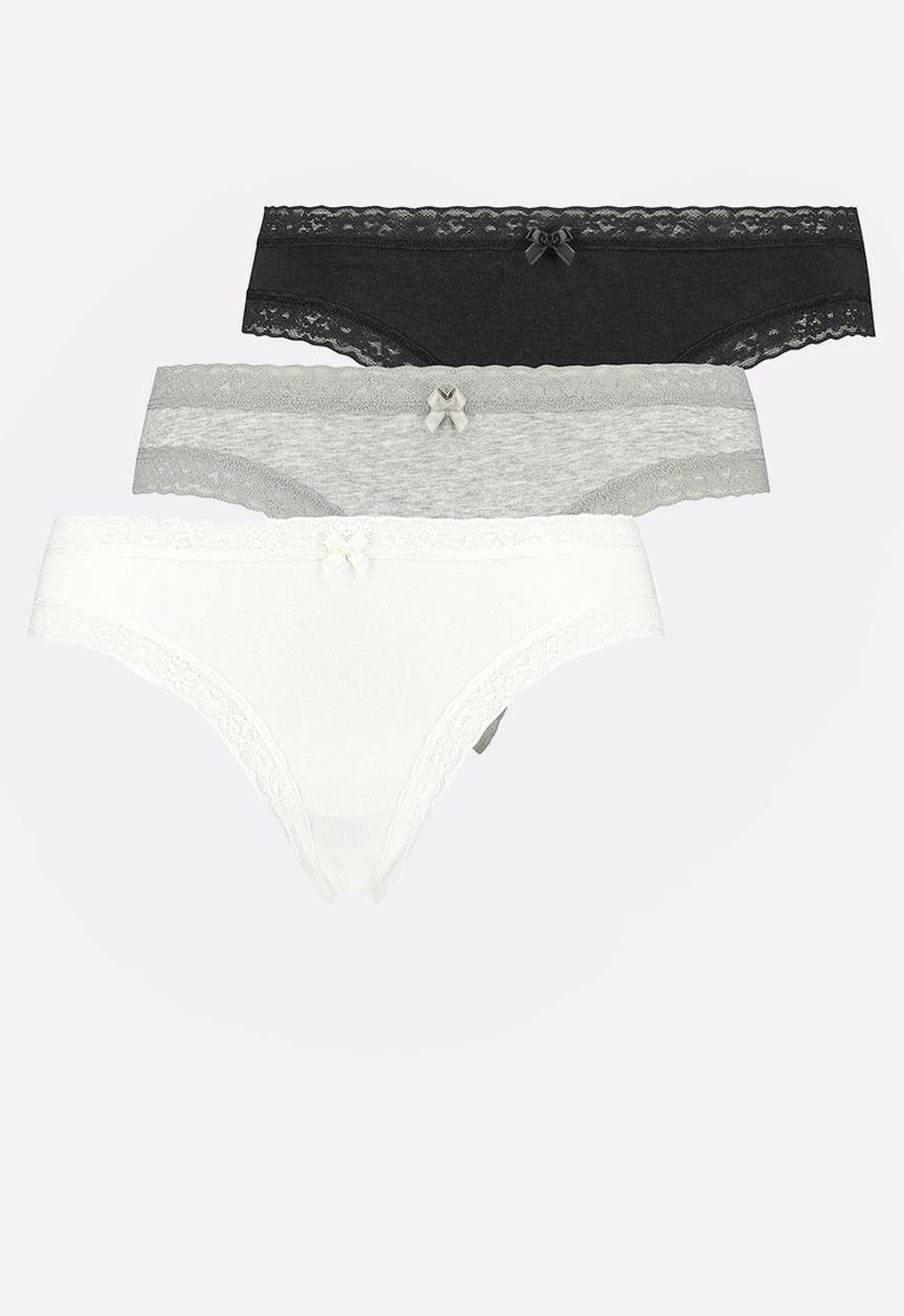 Hunkemoller - 3 Pack classic - multi 