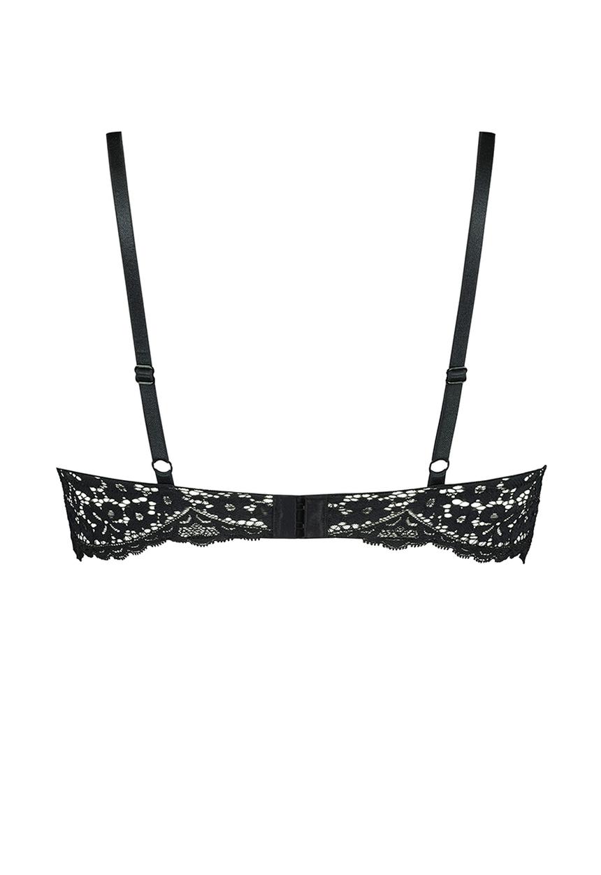 Hunkemoller - Rose padded bra - black