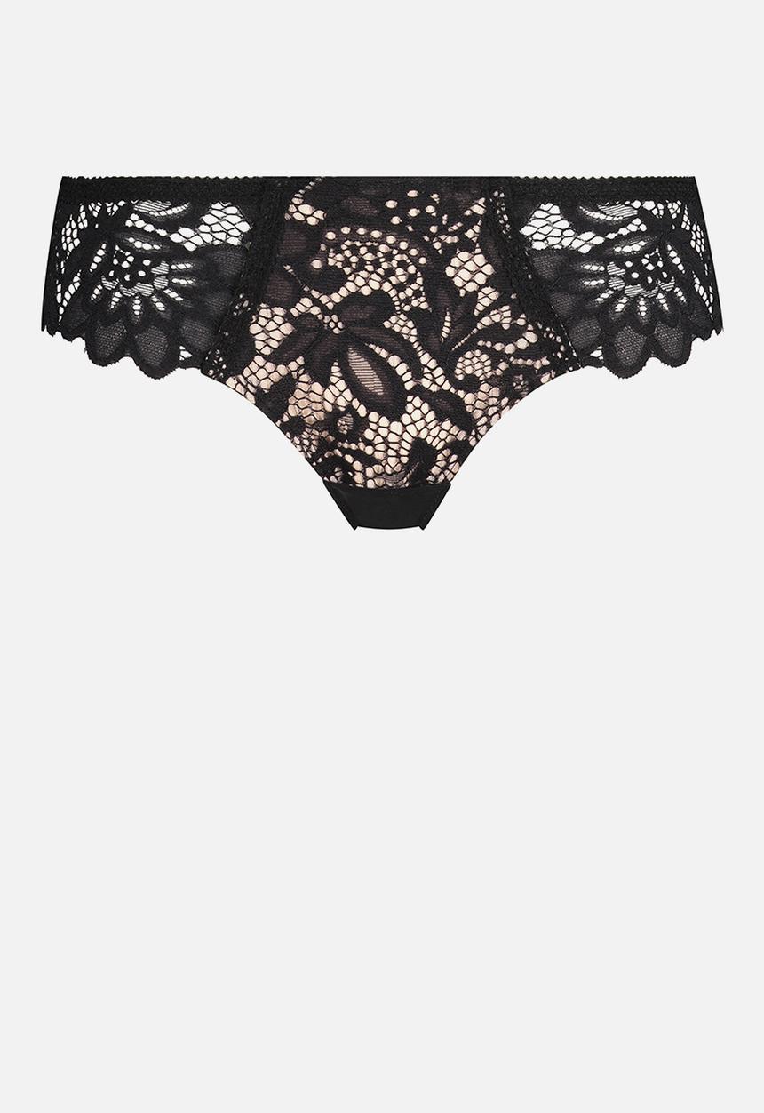 Hunkemoller - Shiloh brazilian shorts panty - black