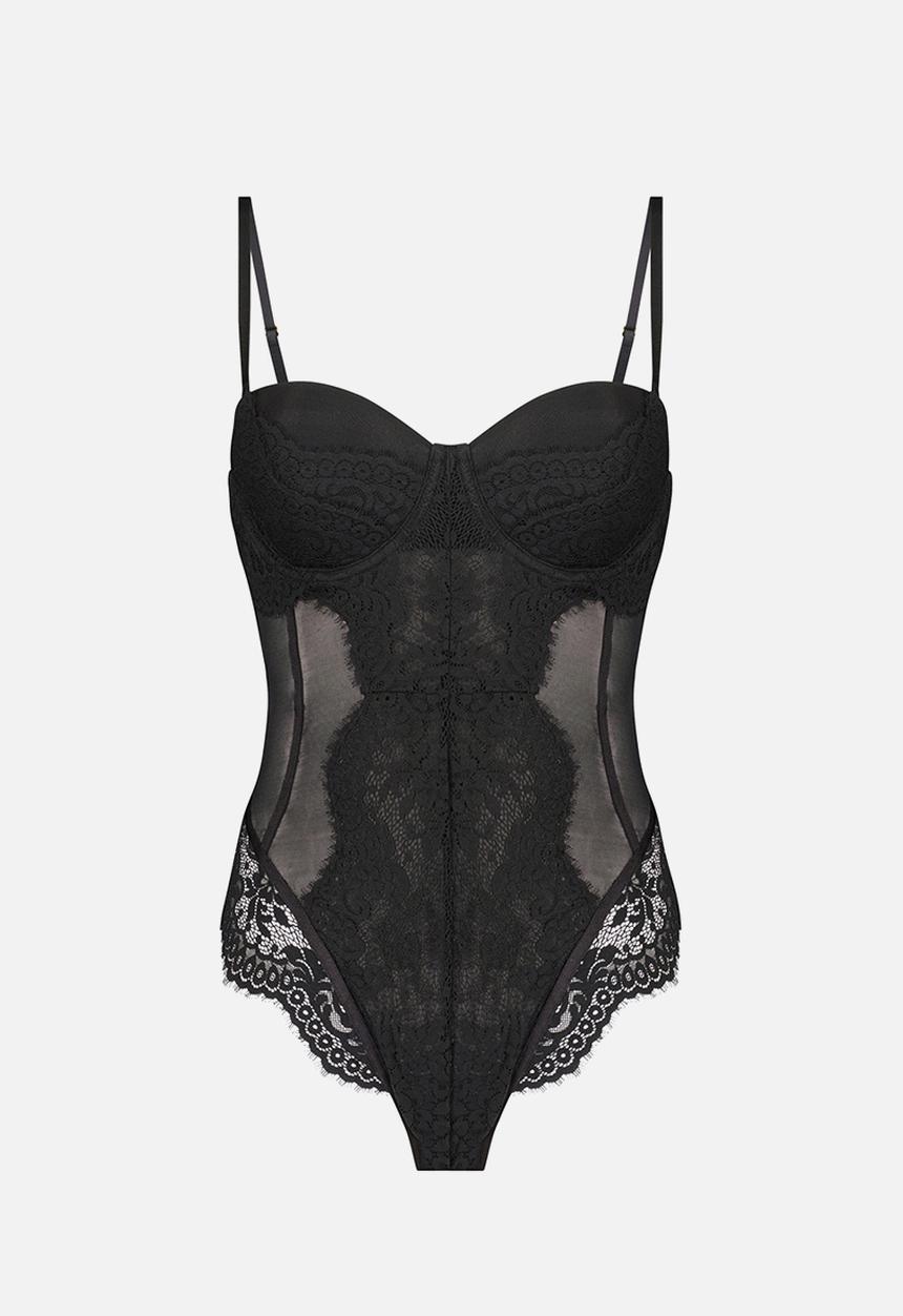 Hunkemoller - Cora cupped body - black