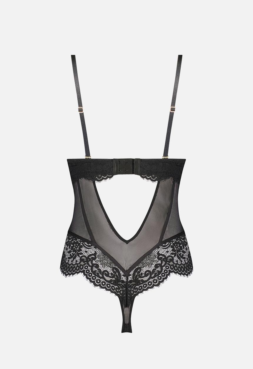 Hunkemoller - Cora cupped body - black