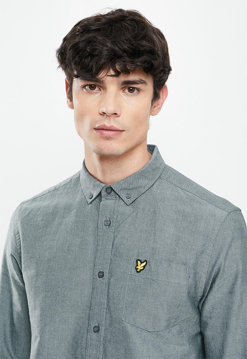Lyle & Scott - Regular fit oxford shirt - dark navy/away blue