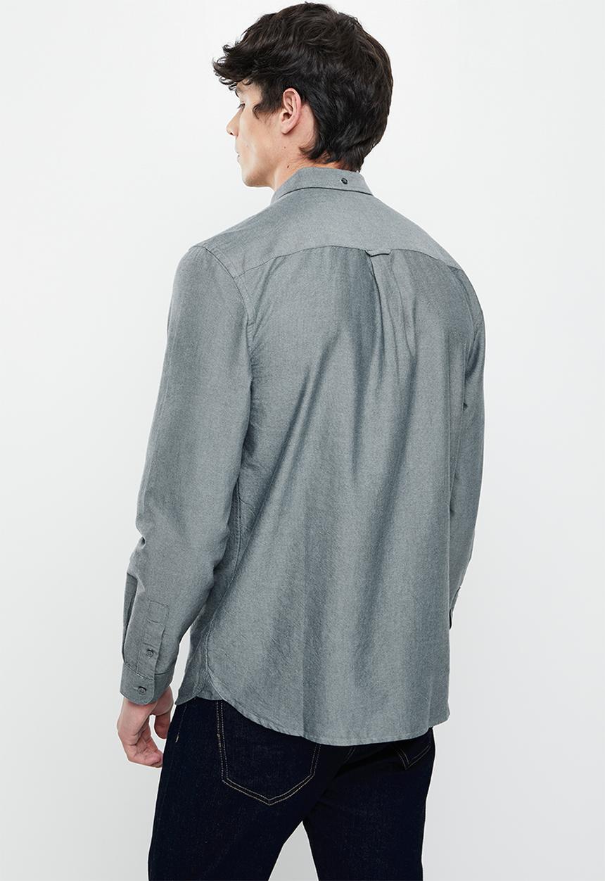 Lyle & Scott - Regular fit oxford shirt - dark navy/away blue