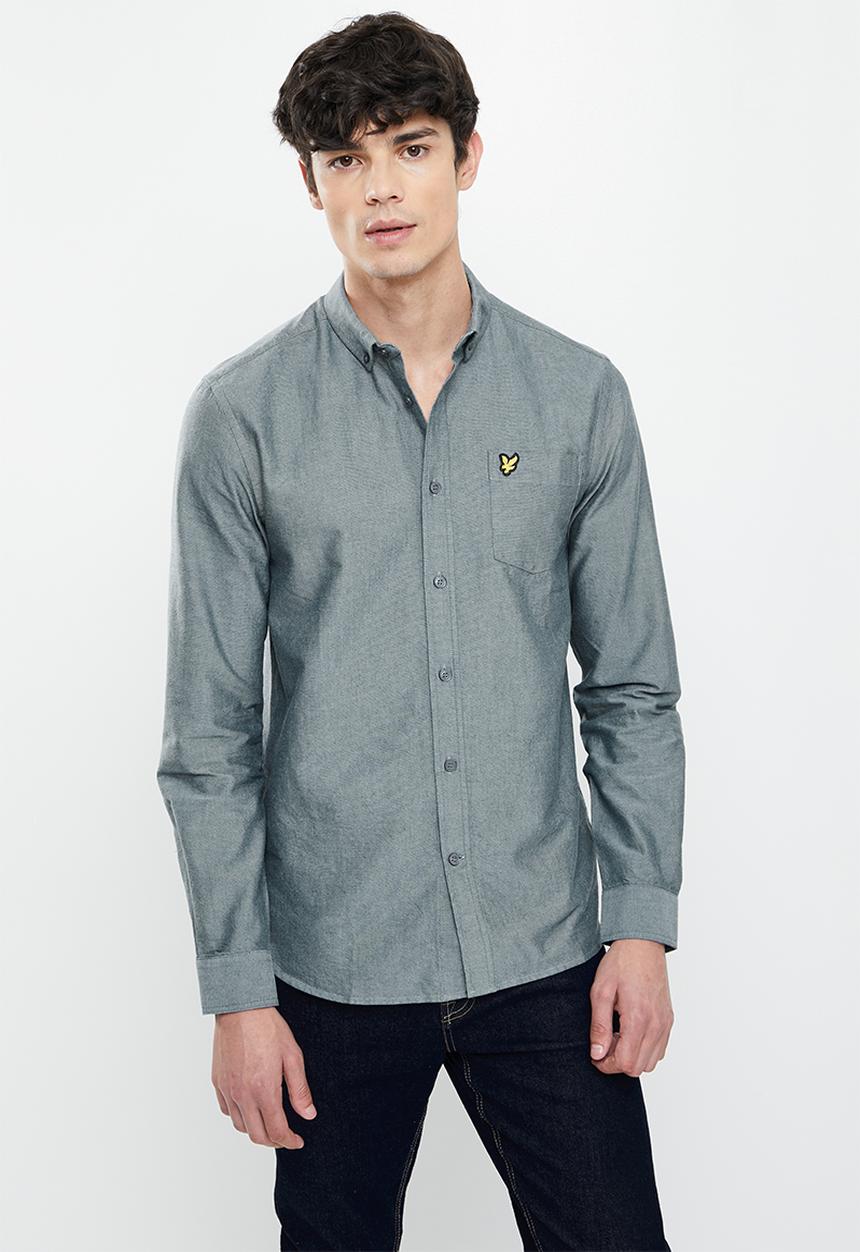 Lyle & Scott - Regular fit oxford shirt - dark navy/away blue