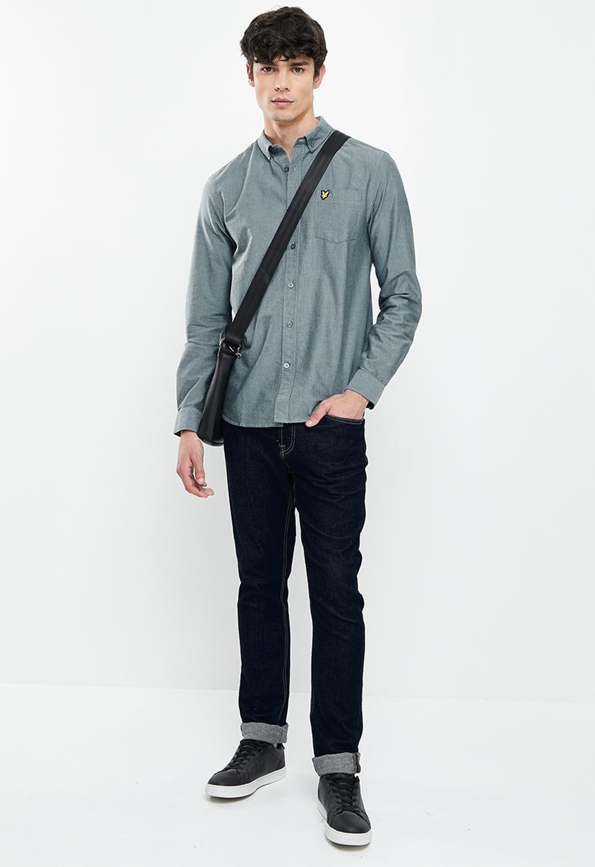 Lyle & Scott - Regular fit oxford shirt - dark navy/away blue