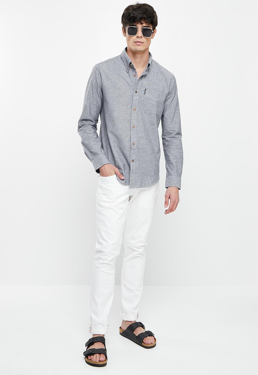 Ben Sherman - Cotton oxford shirt - midnight
