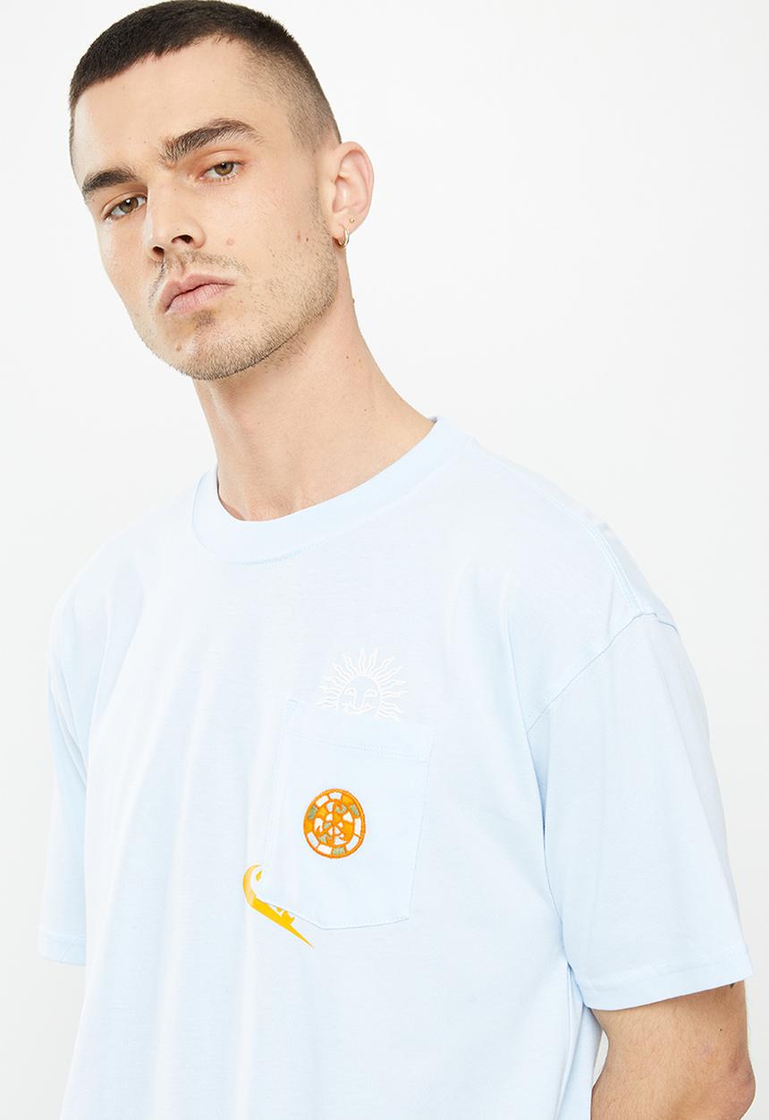 Nike - NSW  sole craft pkt tee - celestine blue