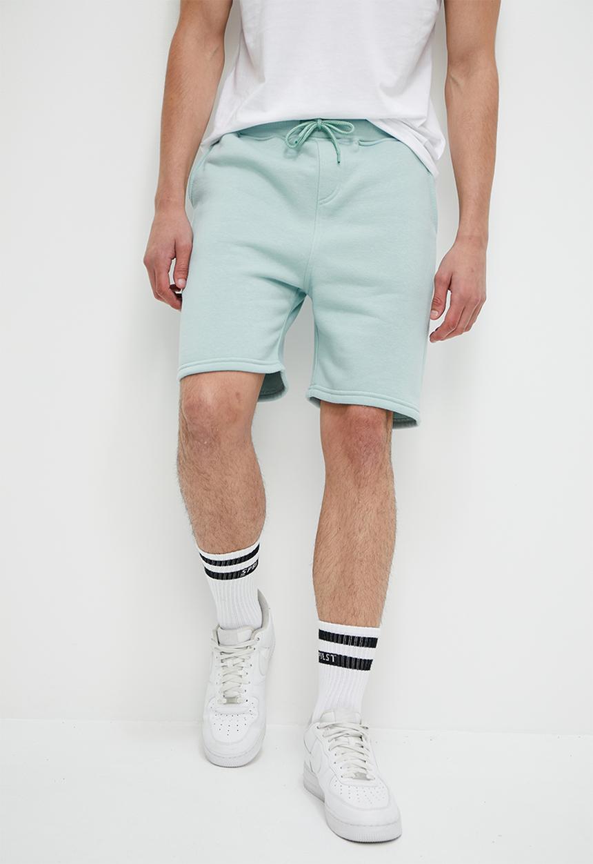Superbalist - Sweat short with elastic waistband - dusty blue