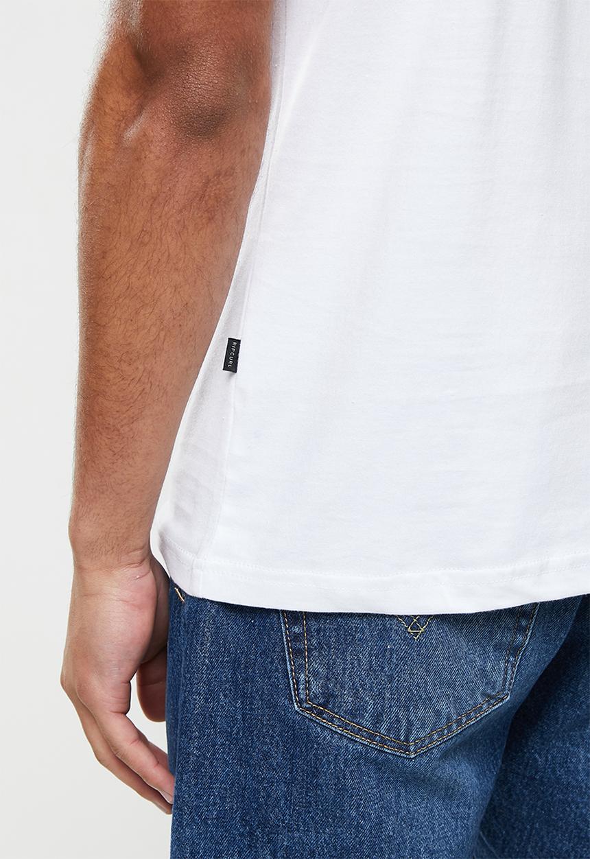 Rip Curl - Icon circle tee - white