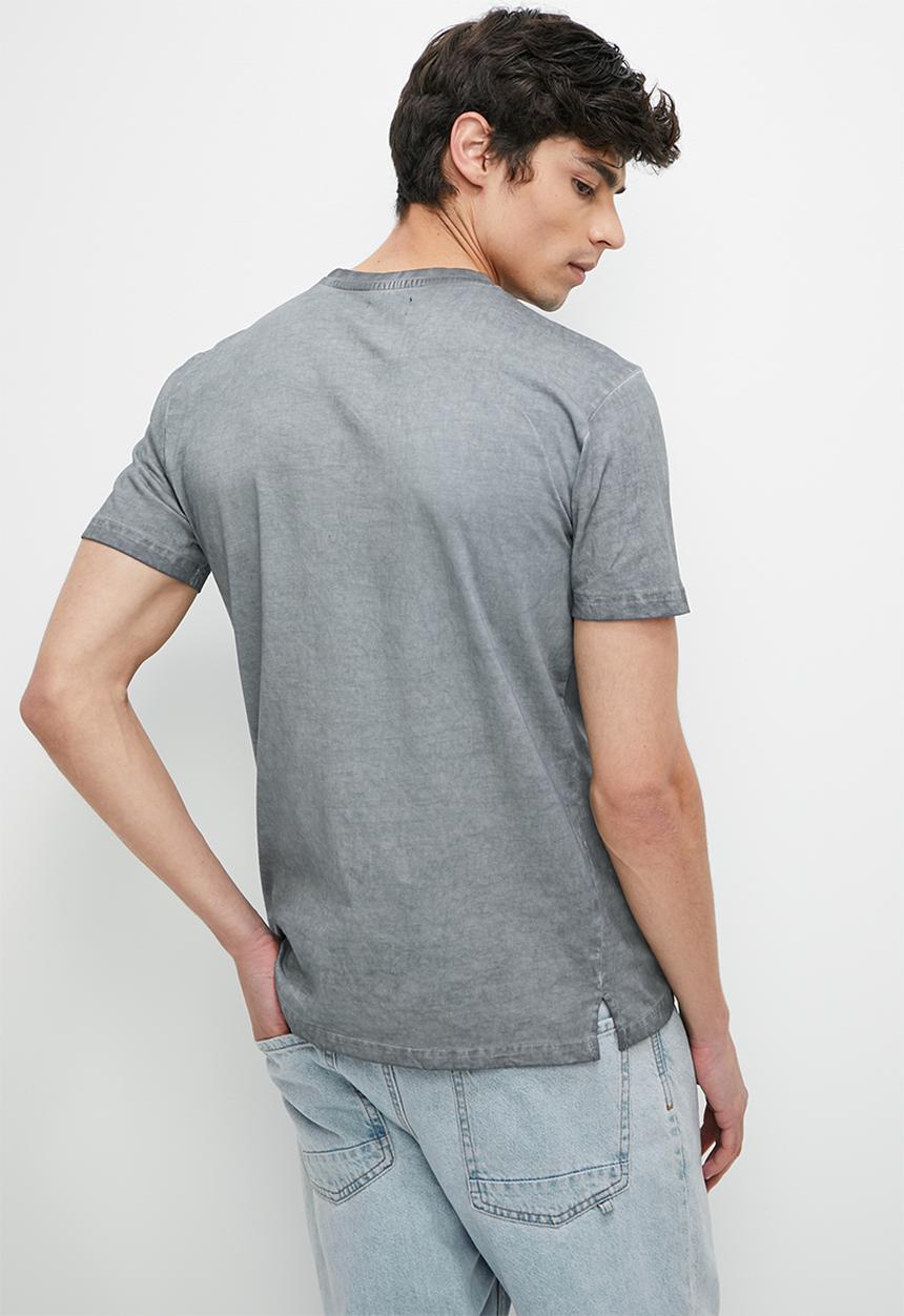 Superbalist - Heavy jersey crew neck  tee - steel